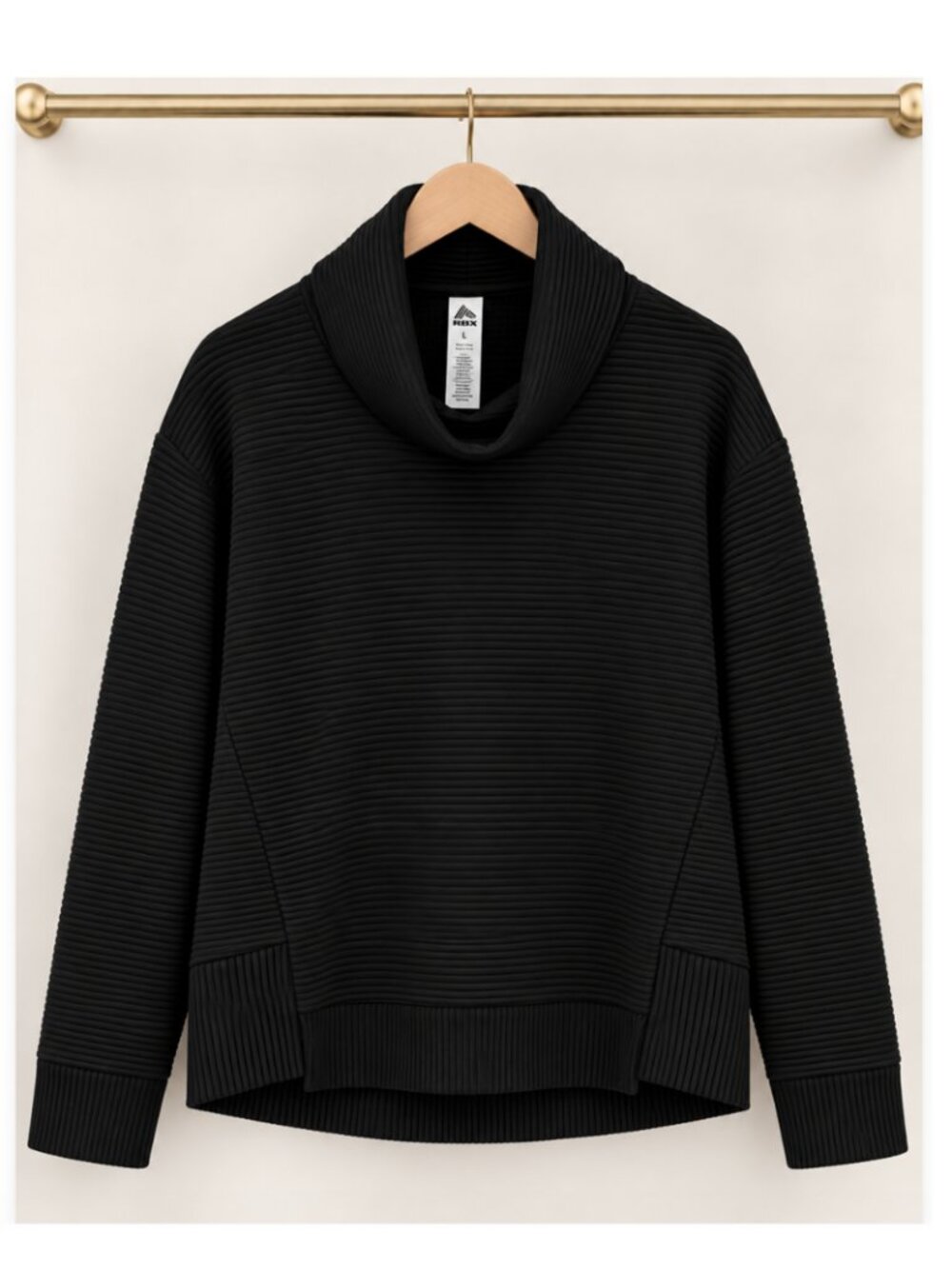RBX Active Blain Pullover Cowl Neck Sweatshirt - Size L - NWT